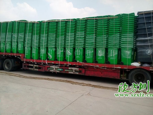 欣方圳塑料環(huán)保垃圾桶，天津市場銷量倍增