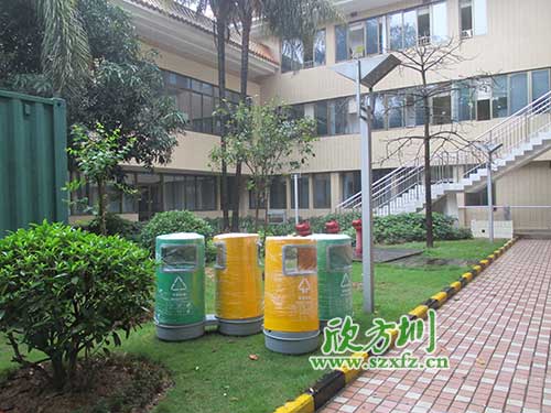 韶關(guān)物業(yè)分類玻璃鋼垃圾桶，提升社區(qū)好環(huán)境。